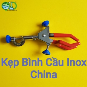 Kẹp bình cầu Inox