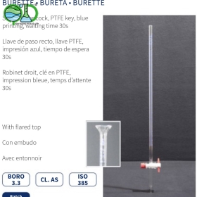 Burette 10ml -25ml-50ml  Normax