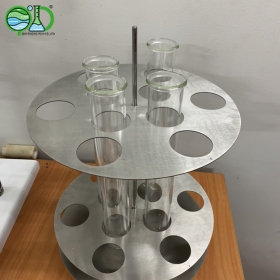 Giá đỡ ống phá mẫu Kjeldahl 10 vị trí 45mm inox 304