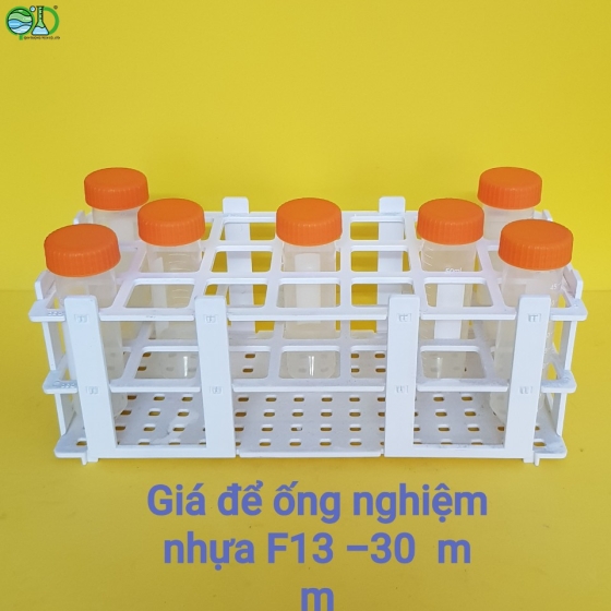 Giá để ống nghiệm nhựa F13-30mm