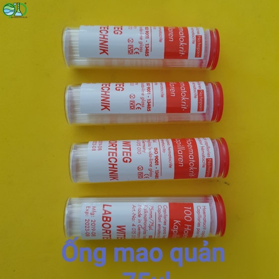 Ống mao quản chấm săc ký 75ul Germany