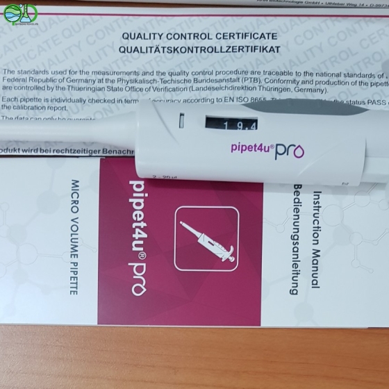 MicroPipette tự động đơn kênh – Hãng AHN/ Germany