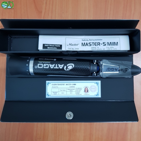 Khúc Xạ Kế đo mặn 0-100% Master S MillM Atago
