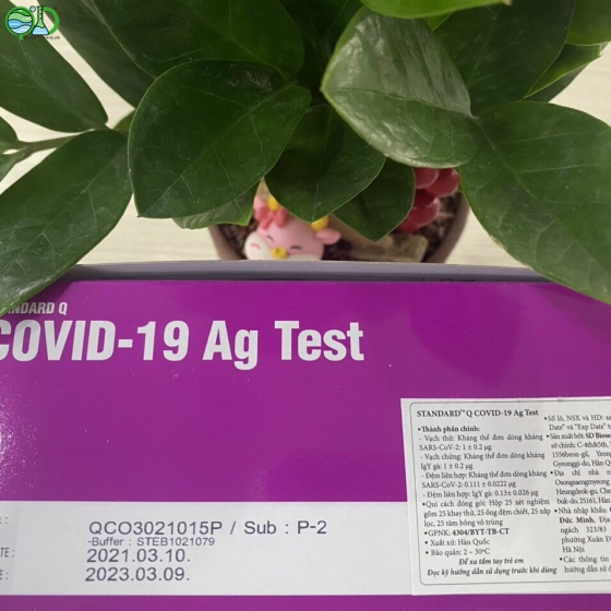 Bộ kit xét nghiệm nhanh SGTi-flex COVID-19 Ag Sugentech – Hàn Quốc