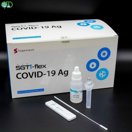 Bộ kit xét nghiệm nhanh SGTi-flex COVID-19 Ag Sugentech – Hàn Quốc