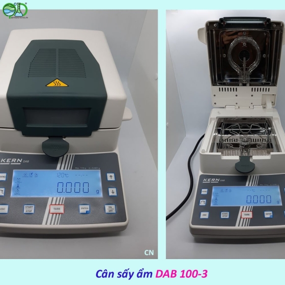 Cân phân tích độ ẩm Model: DBS 60-3 Hãng sx: KERN – ĐỨC
