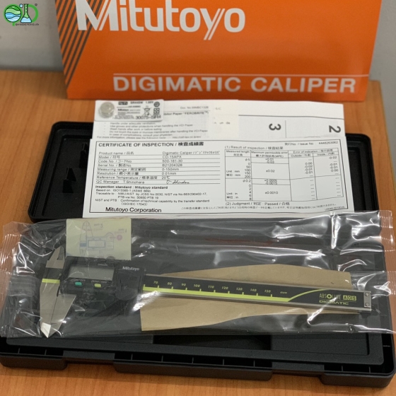 THƯỚC CẶP ĐIỆN TỬ  Model: 500-181-30  Hãng sản xuất : Mitutoyo (Japan)