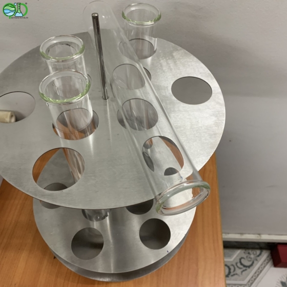 Giá đỡ ống phá mẫu Kjeldahl 10 vị trí 45mm inox 304