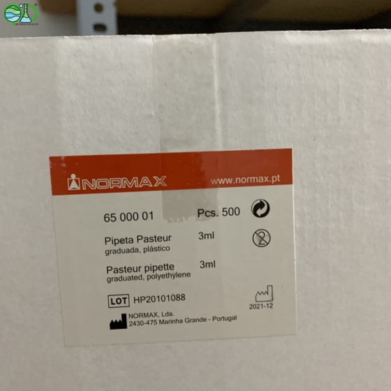PIPETE PASTEUR NHỰA 1ml - 3ml  Portugal/ Bồ Đồ Nha