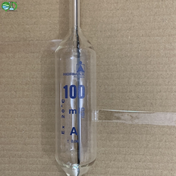 Pipete bầu 100ml  Class AS, one mark Normax-Portugal