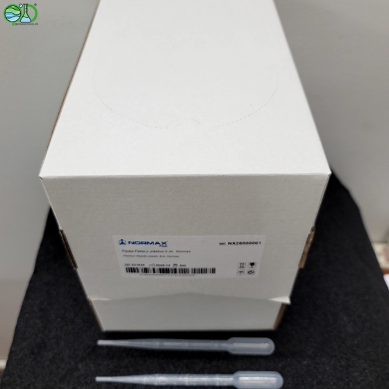 Pipet pasteur 3ml, 500c/hộp