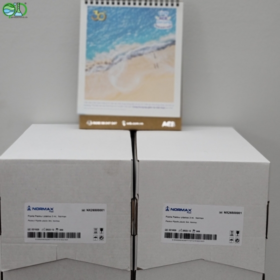 Pipet pasteur 3ml, 500c/hộp