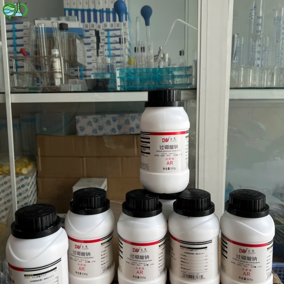 Hoá chất Sodium perborate ( lọ 500g) NaBO3.4H2O
